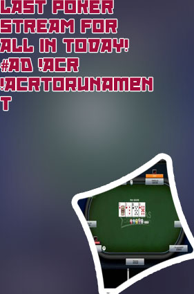 Cardroom poker