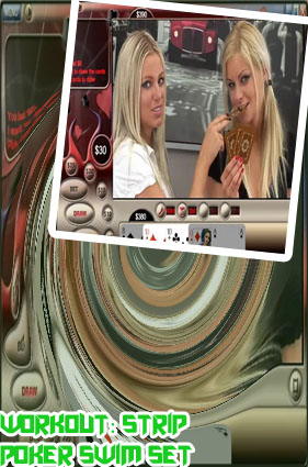Live video strip poker
