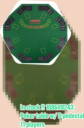 Player poker table